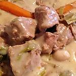 recette Blanquette de veau à l'ancienne