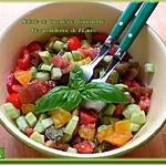 recette Salade de tomates et concombre