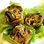 curry : recette Rouleaux d'aubergines au lait de coco et parfum de curry