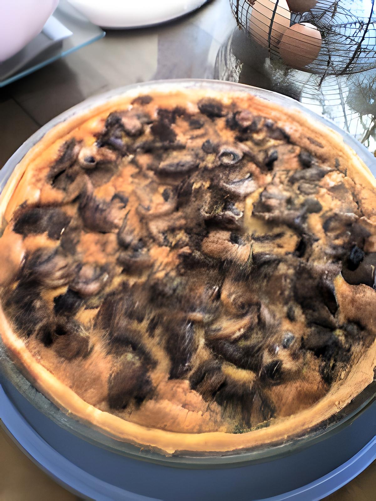 recette Quiche aux foies de volaille 