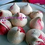 recette Petites meringues parfumées à la fraise