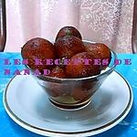 recette Rasgulla/gulab jamun (boules au lait et à la semoule)
