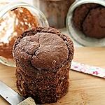 recette Moelleux au chocolat dans le bocal, bio {sans gluten, sans oeufs, sans lait, végétalien}