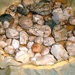 recette les cailloux...pour bien maintenir votre fond de tarte.....