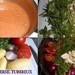 recette SOUPE AU PERSIL TUBEREUX