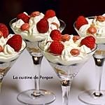 recette Crème de graines de chia au lait de coco, framboises et myrtilles