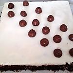 recette Entremet poire-chocolat, glaçage miroir blanc