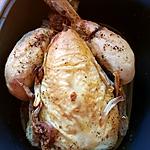 recette Poulet roti chorizo échalotes