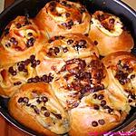 recette Chinois à la crème pâtissière et pépites de chocolat