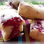 Mini cakes aux framboises & à la rose