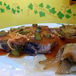recette cotes de porcs charcutière