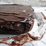 recette Fondant au Chocolat, aux Noisettes & son Glaçage