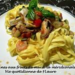 recette Linguines aux fruits de mer à la méridionale