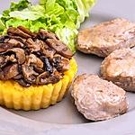 recette Filet mignon de porc aux cèpes et à la polenta