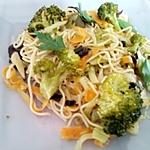 recette Poêlée thaïe de légumes accompagnés de ses nouilles