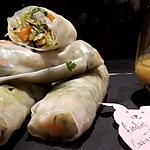 recette Nems chauds ou froids légumes et crevettes