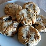 recette Cookies 3 chocolats/sirop chocolat cookie