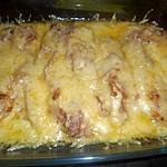 recette Escalope de dinde au lard et au comté