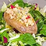 recette Pommes de terre au four aux crevettes