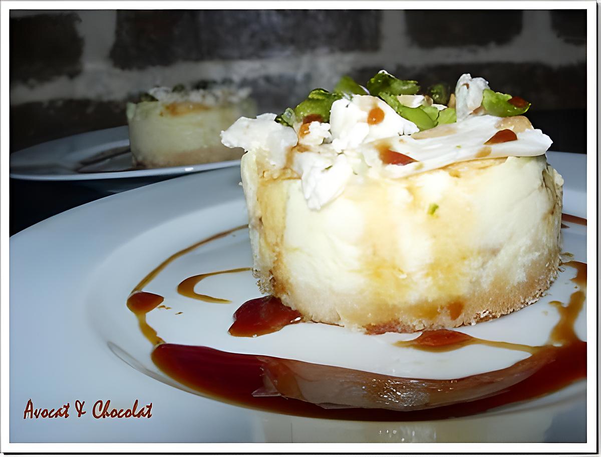 recette ** La douceur du nougat aux cacahouètes dans un Cheesecake sur sablé vanillé léger : Rapide et facile **