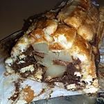 recette Gâteau roulé de boudoir au chocolat et a la poire