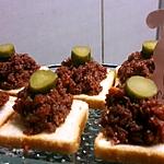 recette Tartare de viande séchée