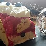 recette Bûche glacée vanille, framboise meringue sans sorbetière
