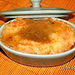 recette Purée de pomme de terre et carotte en mini-cocotte