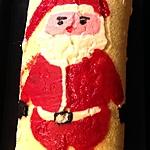 recette Gâteau roulé imprimé "Père Noël" -thermomix-