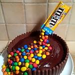 recette Gravity m&m's cake