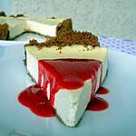 recette Cheesecake à la Vanille & son Coulis de Fraises
