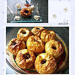 recette pommes au four à l'eau de rose et au muscat de rivesaltes
