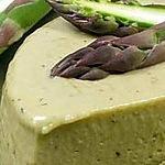 agar agar : recette Mousse d'asperges vertes & pétales de bacon