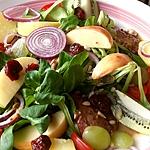 recette Salade de foies de volaille sucré salé