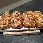 recette Petits muffins jambon parmesan olives