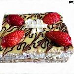 recette mille-feuilles crème chantilly mascarpone et fraises