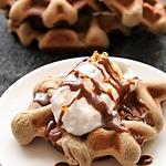 recette Gaufres à la chantilly coco-bergamote {sans gluten, sans œufs , possible sans lait}