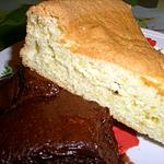 recette Gâteau de Savoie et sa mousse au chocolat