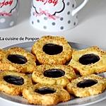 recette Sablé aux graines de sésame garni de gelée de mûres sauvages