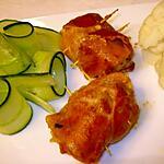 recette Filets de sole roulés au jambon sec