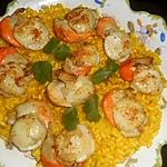 recette Risotto safrané aux st jacques