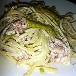 recette Spaghettis carbonara au asperges