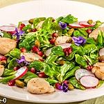 recette Salade de saint jacques aux pistaches et à la grenade