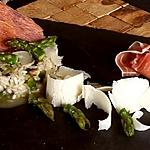 recette Risotto aux asperges, champignons et jambon cru