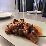 recette Sauté de dinde au chorizo au Cookéo