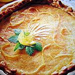 recette Tarte amandes  citronnée