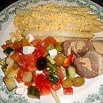 recette LE PRINTEMPS ARRIVE !!!! ASSIETTE DU SOIR