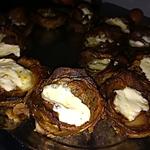 recette Roses de pommes de terre aux fromages