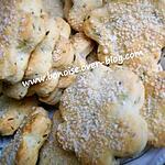 recette biscuits salés saux fromages et aux herbes