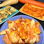 recette Chips aux carottes et aux panais
